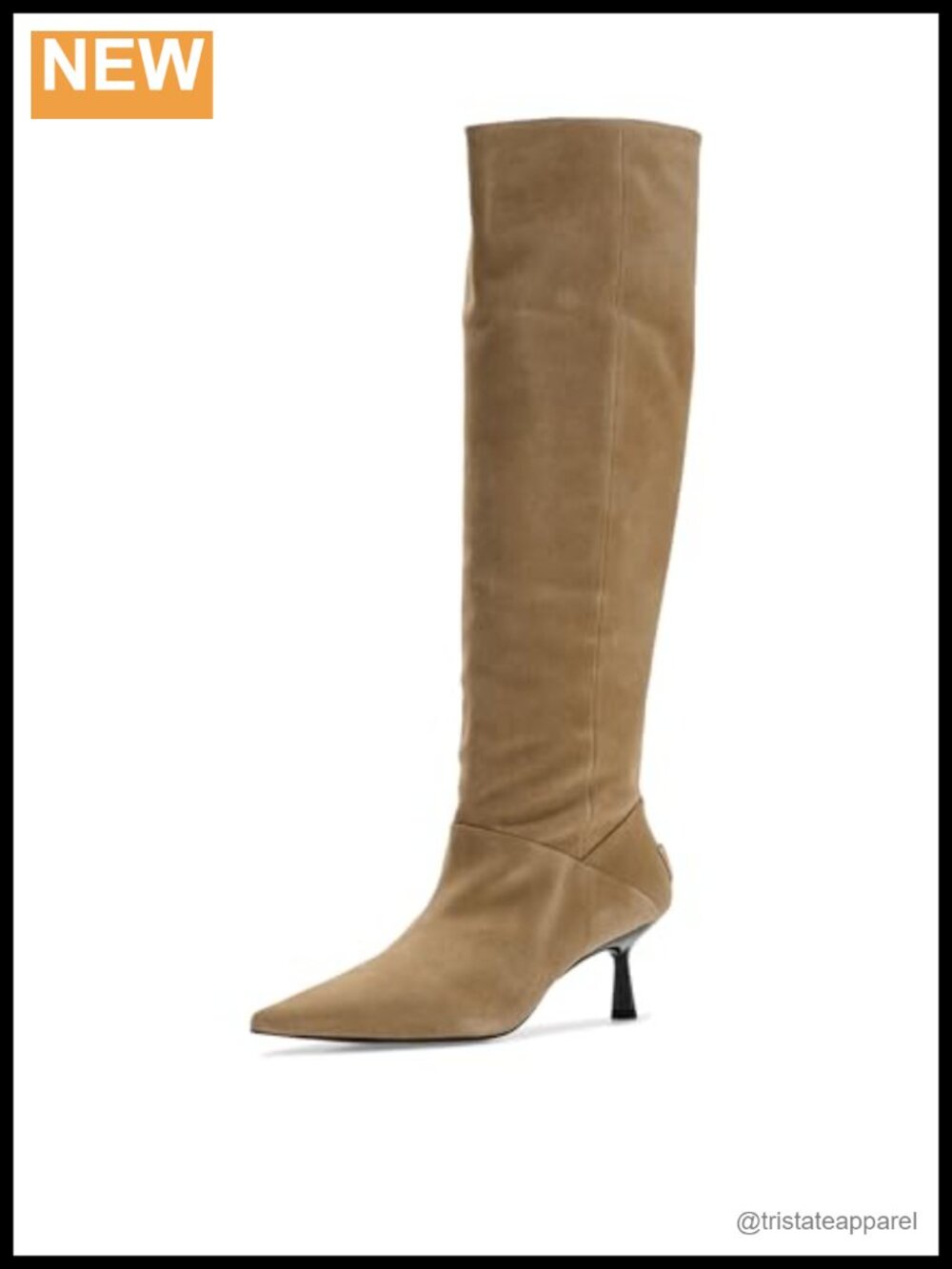 AllSaints Odyssey Low Boots Women's Mid-Calf Bootie Pull-On Leather Block Heel
